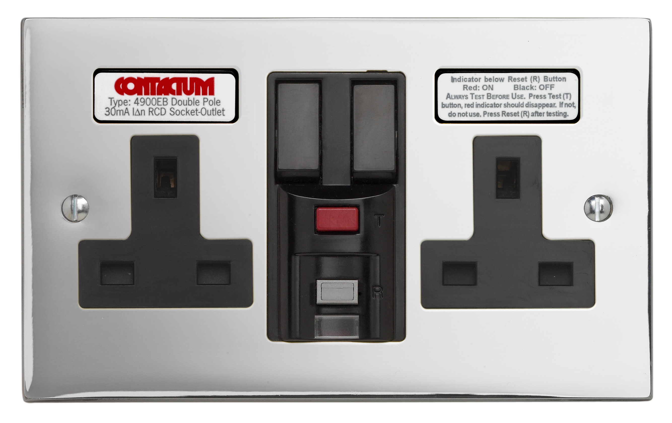 13A RCD Socket Outlets Contactum